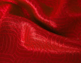 RT Designers Nellie Embossed Blackout Grommet Panel - Red