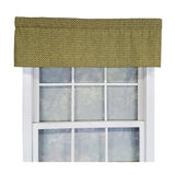 RLF Home Cabana Trellis Window Treatment Tailored Valance 3" Rod Pocket 50" x 14" Yellow