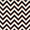 RLF Home Zig Zag Cornice  100% Cotton with Fully Lined 3" Rod Pocket Valnance for Windows 50" x 17" Black