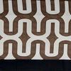 RLF Home Embrace Banded 100% Cotton with Fully Lined 3" Rod Pocket Valnance for Windows 50" x 15" Brown