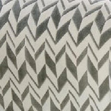 Plazatex Arrow Chevron Micro Plush Blanket - King 102x86", Grey