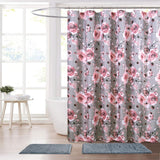 Ramallah Trinity Park Allison Bath Set - 15-Piece - 70x72", Grey