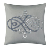 Chic Home Emery Comforter Set Casual Country Chic Pleated Bed in a Bag - Sheet Set Decorative Pillows Shams Included - Grey