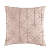 Chic Home Meredith Comforter Set Plush Ribbed Chevron Design Bedding Rose