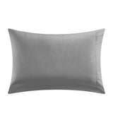 Chic Home Borrego Hexagon Embossed Paisley Border Design Hotel Collection BIB Decorative 8/6 Pieces Comforter Sheet Pillow & Shams Set Grey