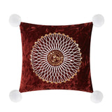 Chic Home Alianna Comforter Set Crinkle Crushed Velvet Bedding - Decorative Pillow Shams Included - Burgundy