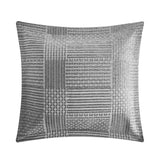 Chic Home Jodie Comforter Set Chenille Geometric Pattern Design Bed In A Bag - Sheet Set Decorative Pillows Shams Included - Grey