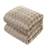Chic Home Sue Comforter Set Chenille Geometric Scroll Pattern Flange Border Bed In A Bag - Sheet Set Bed Skirt Decorative Pillows Shams Included - Beige