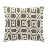 Chic Home Imani Comforter Set Jacquard Geometric Diamond Pattern Color Block Design Bed In A Bag - Sheet Set Decorative Pillows Shams Included - Beige