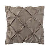 Chic Home Imani Comforter Set Jacquard Geometric Diamond Pattern Color Block Design Bedding - Decorative Pillows Shams Included - Beige