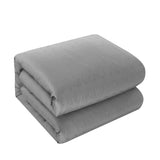 Chic Home Emery Comforter Set Casual Country Chic Pleated Bed in a Bag - Sheet Set Decorative Pillows Shams Included - Grey