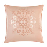 Chic Home Ahtisa Comforter Set Jacquard Floral Applique Design Bed in a Bag Blush