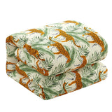Chic Home Safari Comforter Set Big Cat Jungle Themed Pattern Print Bed In A Bag Bedding - Sheets Pillowcases Decorative Pillows Shams Included - 8 Piece - Multi