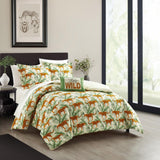 Chic Home Safari Comforter Set Big Cat Jungle Themed Pattern Print Bed In A Bag Bedding - Sheets Pillowcases Decorative Pillows Shams Included - 8 Piece - Multi