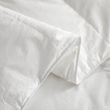 Chic Home Gianna Comforter Cotton Shell Box Stitched Design Heavy White Duck Down Filling - White