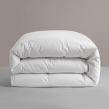 Chic Home Allora Comforter Cotton Shell Box Stitched Design White Duck Down Filling - White