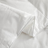 Chic Home Allora Comforter Cotton Shell Box Stitched Design White Duck Down Filling - White