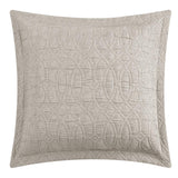 Chic Home Trinity Cotton Blend Comforter Set Jacquard Interlaced Geometric Pattern Design Bed In A Bag Bedding - Sheets Pillowcases Decorative Pillows Shams Included - 9 Piece - Taupe