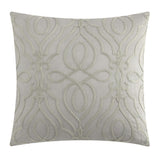 Chic Home Trinity Cotton Blend Comforter Set Jacquard Interlaced Geometric Pattern Design Bed In A Bag Bedding - Sheets Pillowcases Decorative Pillows Shams Included - 9 Piece - Taupe