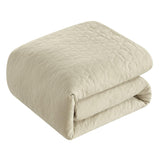 Chic Home Davina Comforter Set Geometric Hexagonal Pattern Design Bedding - Decorative Pillows Shams Included - 5 Piece - Grey
