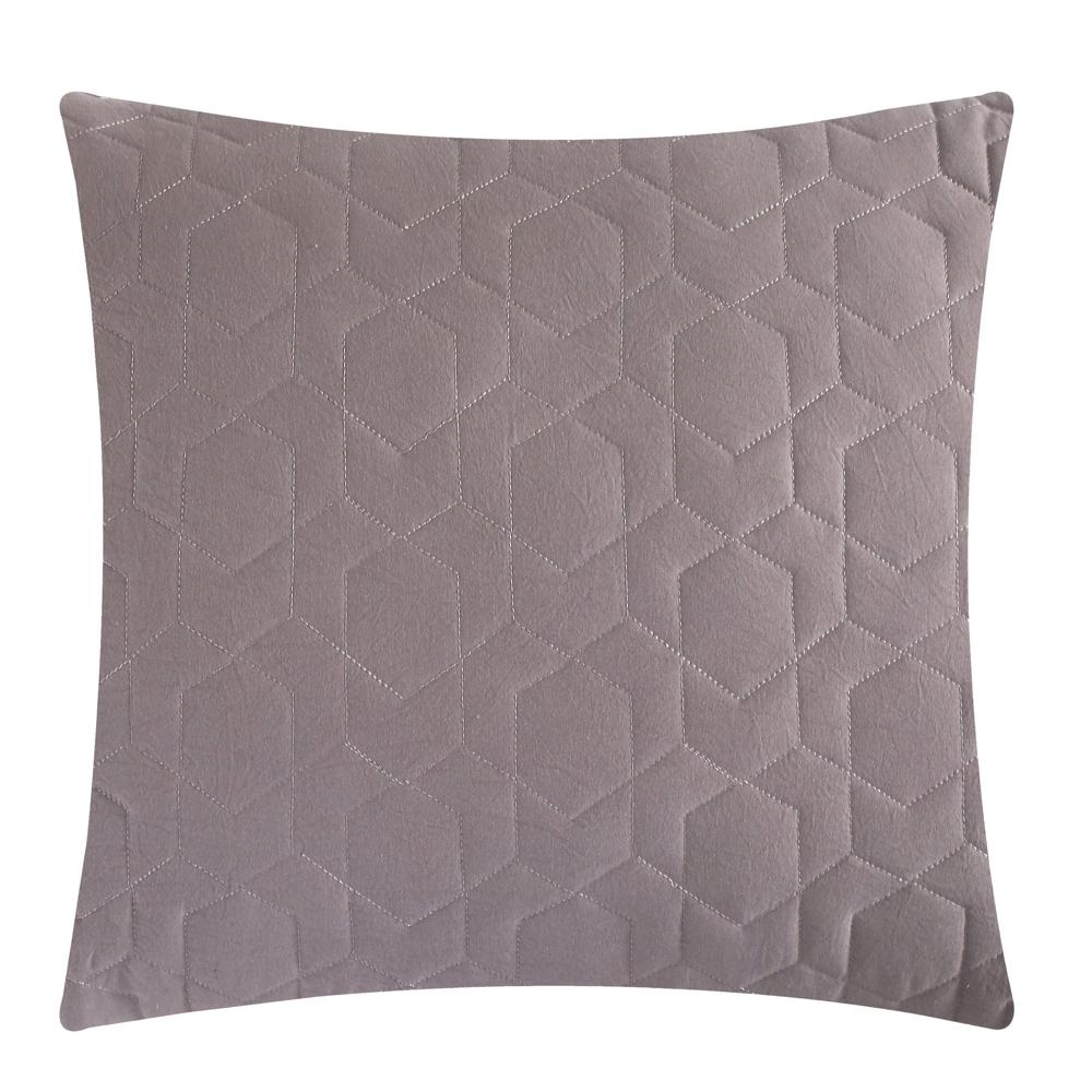 Chic Home Davina Comforter Set Geometric Hexagonal Pattern Design Bedding - Decorative Pillows Shams Included - 5 Piece - Lavender