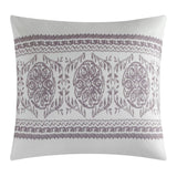 Chic Home Davina Comforter Set Geometric Hexagonal Pattern Design Bedding - Decorative Pillows Shams Included - 5 Piece - Lavender