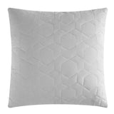 Chic Home Davina Comforter Set Geometric Hexagonal Pattern Design Bedding - Decorative Pillows Shams Included - 5 Piece - Grey
