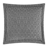 Chic Home Reign Comforter Set Clip Jacquard Geometric Pattern Design Bed In A Bag Bedding - Sheets Pillowcases Decorative Pillows Shams Included - 9 Piece - Grey