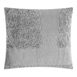 Chic Home Amara Comforter Set Embossed Mandala Pattern Faux Fur Micromink Backing Bedding - Pillow Shams Included - 3 Piece - Grey