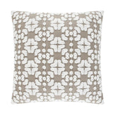 Chic Home Sofia Cotton Comforter Set Clip Jacquard Striped Pattern Design Bedding - Decorative Pillow Shams Included - 4 Piece - Beige