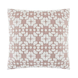 Chic Home Sofia Cotton Comforter Set Clip Jacquard Striped Pattern Design Bedding - Decorative Pillow Shams Included - 4 Piece - Blush