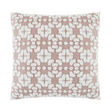 Chic Home Sofia Cotton Comforter Set Clip Jacquard Striped Pattern Design Bedding - Decorative Pillow Shams Included - 4 Piece - Blush