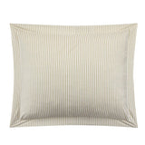Chic Home Morgan Duvet Cover Set Contemporary Two Tone Striped Pattern Bed In A Bag Bedding - Sheets Pillowcases Pillow Shams Included - 7 Piece - Beige