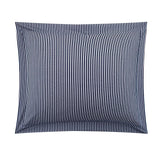 Chic Home Morgan Duvet Cover Set Contemporary Two Tone Striped Pattern Bed In A Bag Bedding - Sheets Pillowcases Pillow Shams Included - 7 Piece - Navy