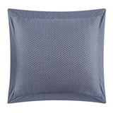 Chic Home Laurel Duvet Cover Set Graphic Herringbone Pattern Print Design Bedding - Pillow Shams Included - 3 Piece - Navy