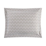Chic Home Blaine Duvet Cover Set Contemporary Two Tone Striped Chevron Pattern Bedding - Pillow Sham Included - 2 Piece - Twin 68x90", Taupe