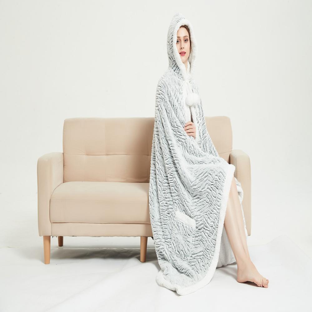 Chic home sales hooded blanket