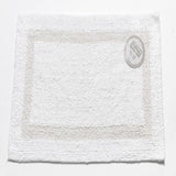 Carnation Home Fashions Large-Sized, Reversible Cotton Bath Mat - White 21x34