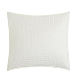 Chic Home Larsson Geometric Chevron Bed In A Bag 7 Pieces Quilt Cover Set Sheet Decorative Pillows & Shams Beige