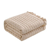 Chic Home Revel 7 Pieces Quilt Set, Diamond Stitched Crinkle Crush, Bedding Quilts Rose Pink