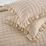 Chic Home Revel 7 Pieces Quilt Set, Diamond Stitched Crinkle Crush, Bedding Quilts Rose Pink