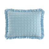 Chic Home Revel 7 Pieces Quilt Set, Diamond Stitched Crinkle Crush, Bedding Quilts Blue