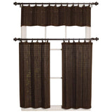Versailles Patented Ring Top Bamboo Panel Series Tier Set - Espresso
