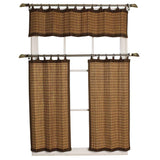 Versailles Valance Patented Ring Top Bamboo Panel Series - 12x72'', Colonial