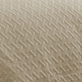 RT Designers Collection Bella 3pc Pinsonic Premium Quality All Year Round Quilt Set for Revitalize Bedroom with Camel