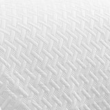 RT Designers Collection Bella 3pc Pinsonic Premium Quality All Year Round Quilt Set for Revitalize Bedroom with White