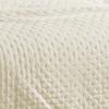 RT Designers Collection Cayla 3 Pieces Washed Pinsonic Lightweight Quilts Set For Bedding Ivory