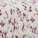 RT Designers Collection Melrose Leaves 3-Pieces Elegant Stitched Quilt Set OB Multicolor