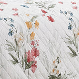 RT Designers Collection Melrose Prato 3-Pieces Elegant Stitched Quilt Set OB Multicolor