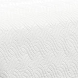 RT Designers Collection Ruby 3 Pieces Pinsonic Lightweight Quilts Set For Bedding White